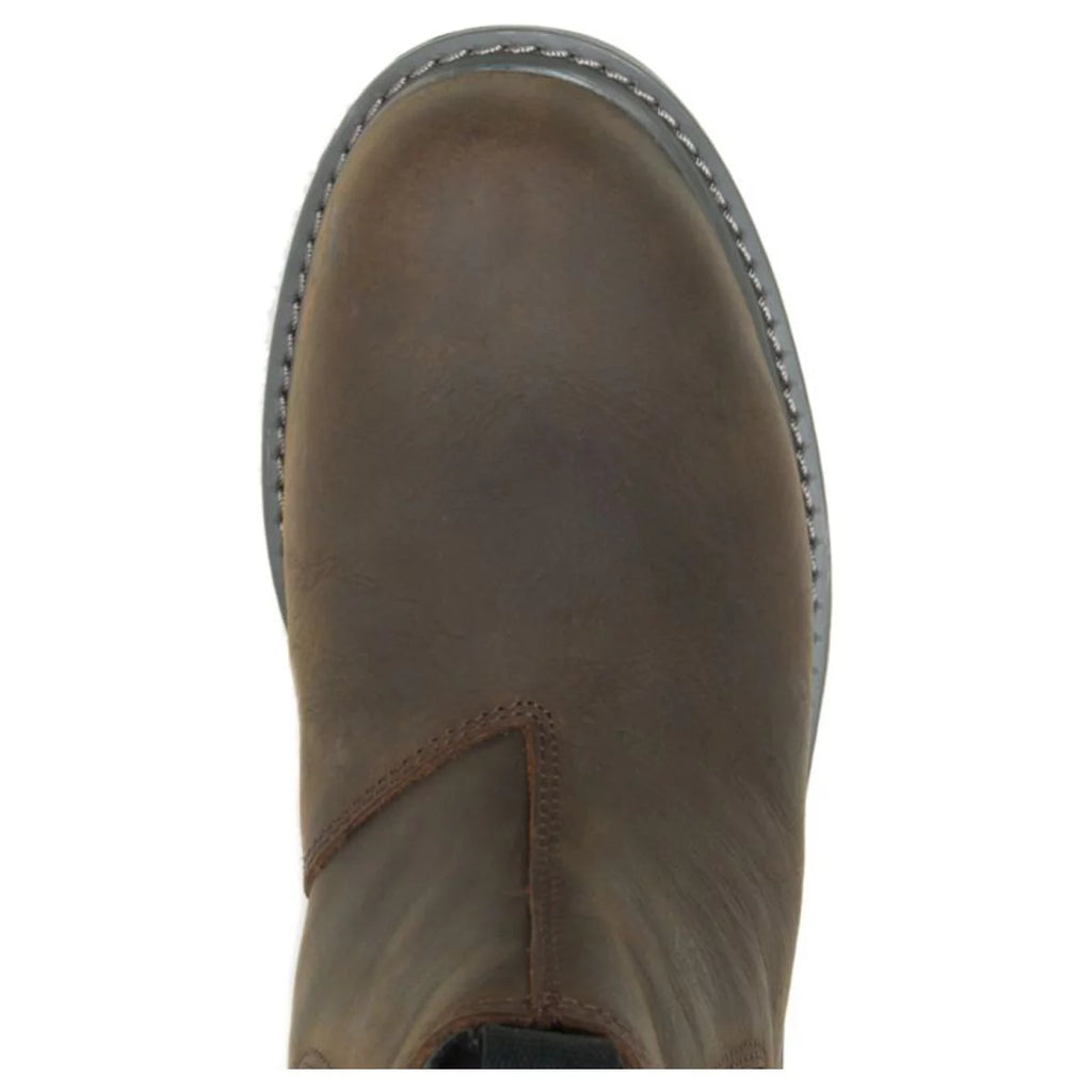 Dark Brown Steel-Toe Work Romeo Y138153