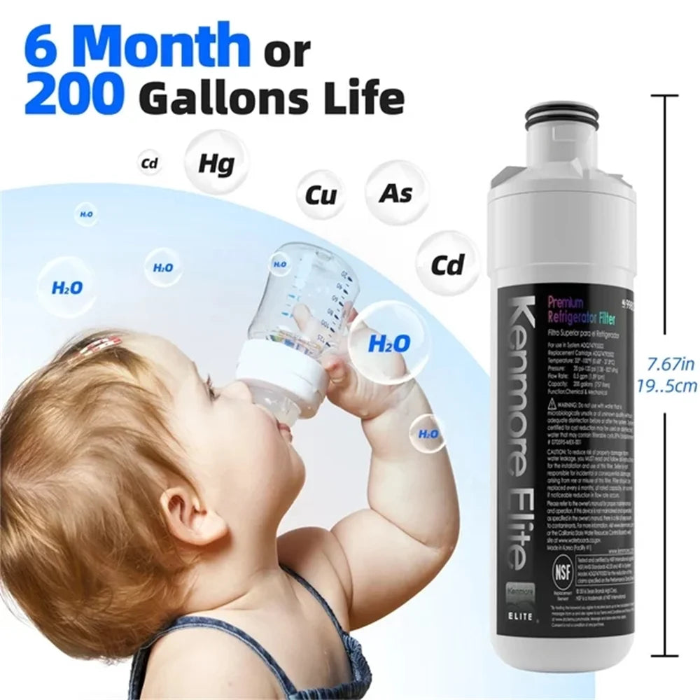 3 Pack Replacement Refrigerator Water Filter A9202