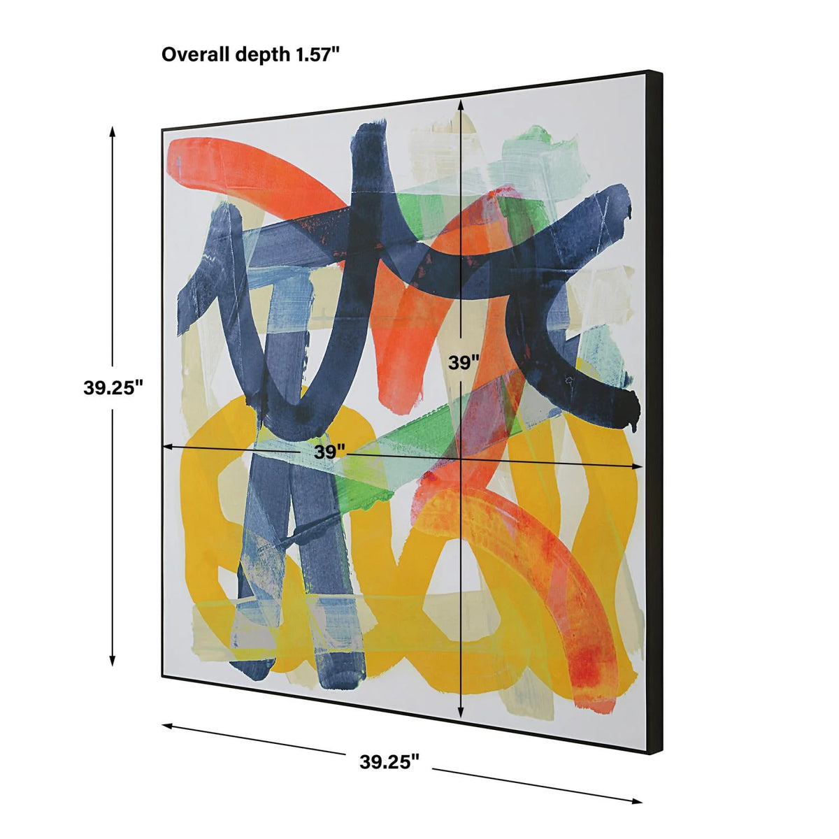 Modern Print 39.25 Inches Tall and 39.25 Inches Wide B436273