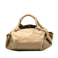 Brown Calf Leather Handbag Z590