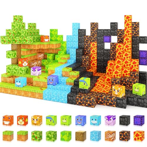 84 PCS Magnetic Tiles Building Blocks W727