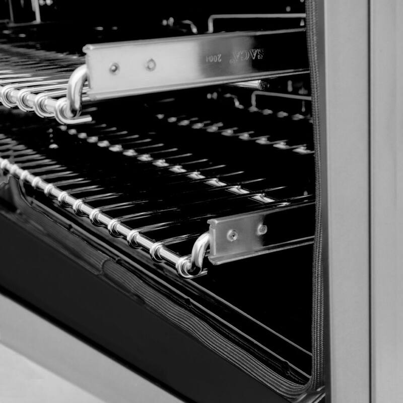 9 Burner Double Oven Dual Fuel Range with White Matte Door G146907