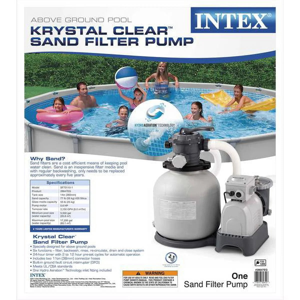 2800 GPH Sand Filter Pump S72397