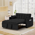 Convertible Sofa Bed with Pull Out Loveseat Sleeper Couch with Side Pockets and Pillows I245730
