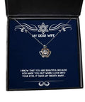 Wife Crown Pendant Necklace Z10081