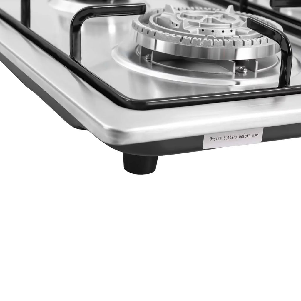 23 x 20 Stainless Steel 4 Burners Gas Cooktop X456