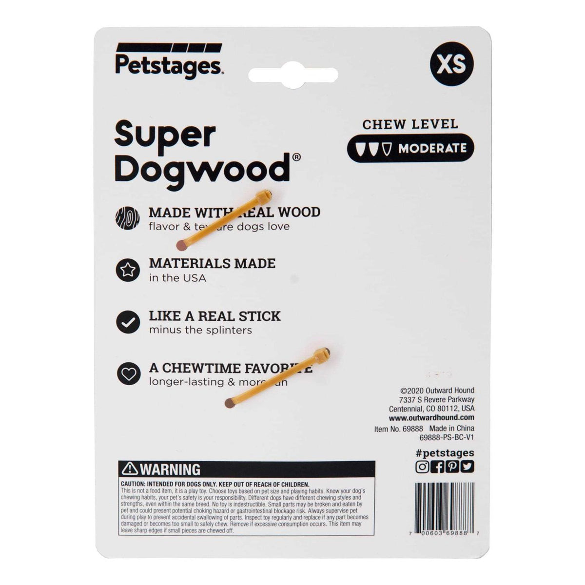 Dogwood Stick Dog Chew Toy Y378921