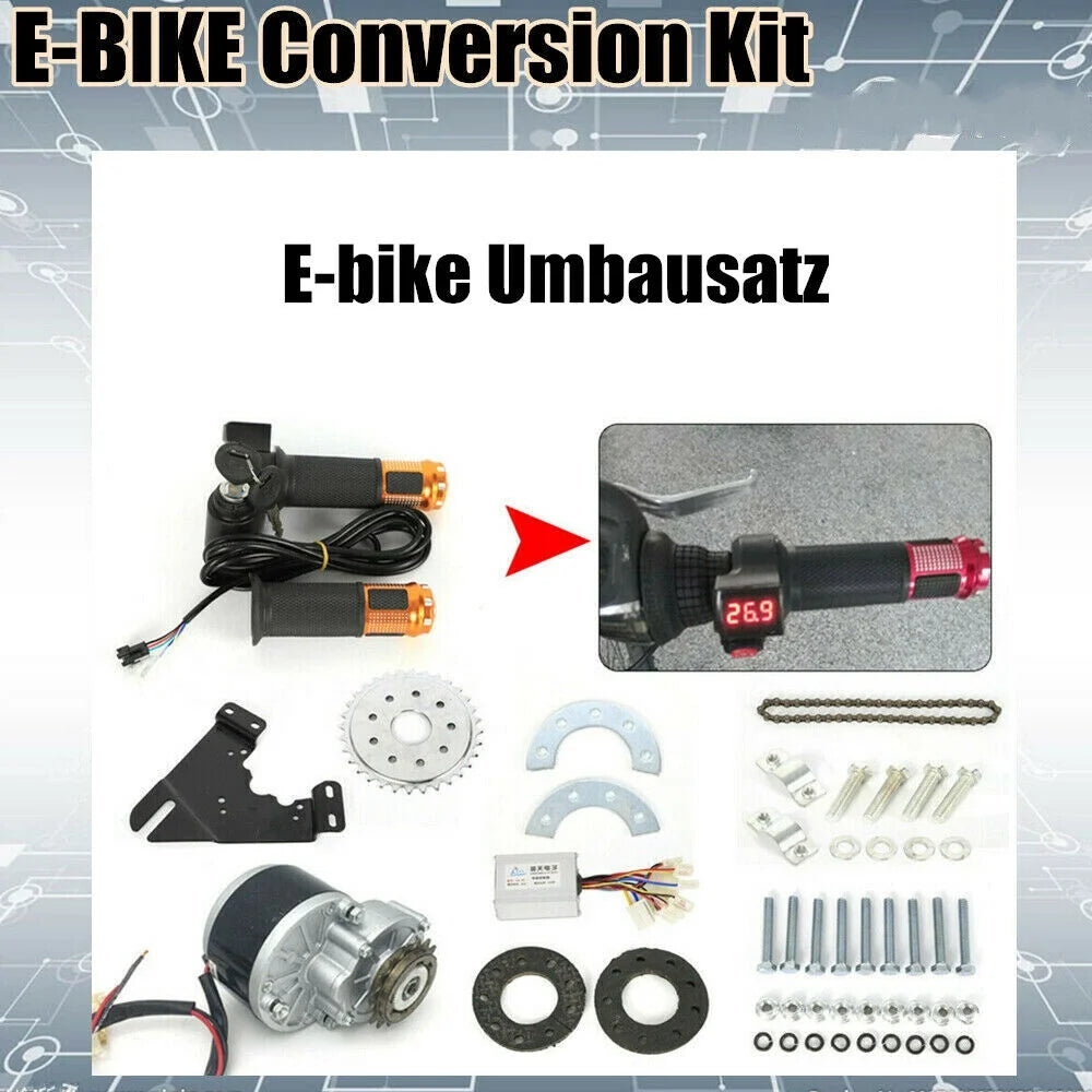 350W 36V Brush Motor Electric Bicycle Conversion Kit A673