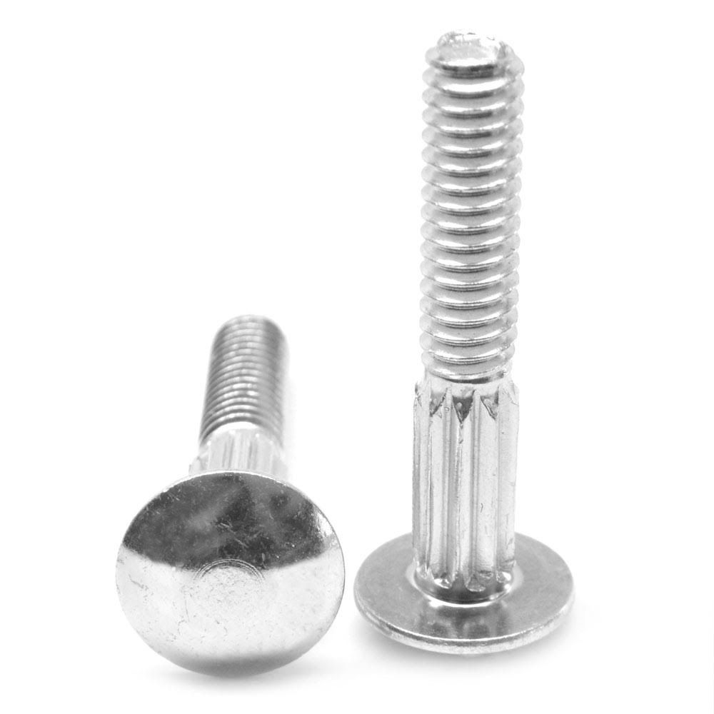 3/8-16 x 2 1/2 Coarse Thread Grade 5 Carriage Bolt Zinc Plated I710