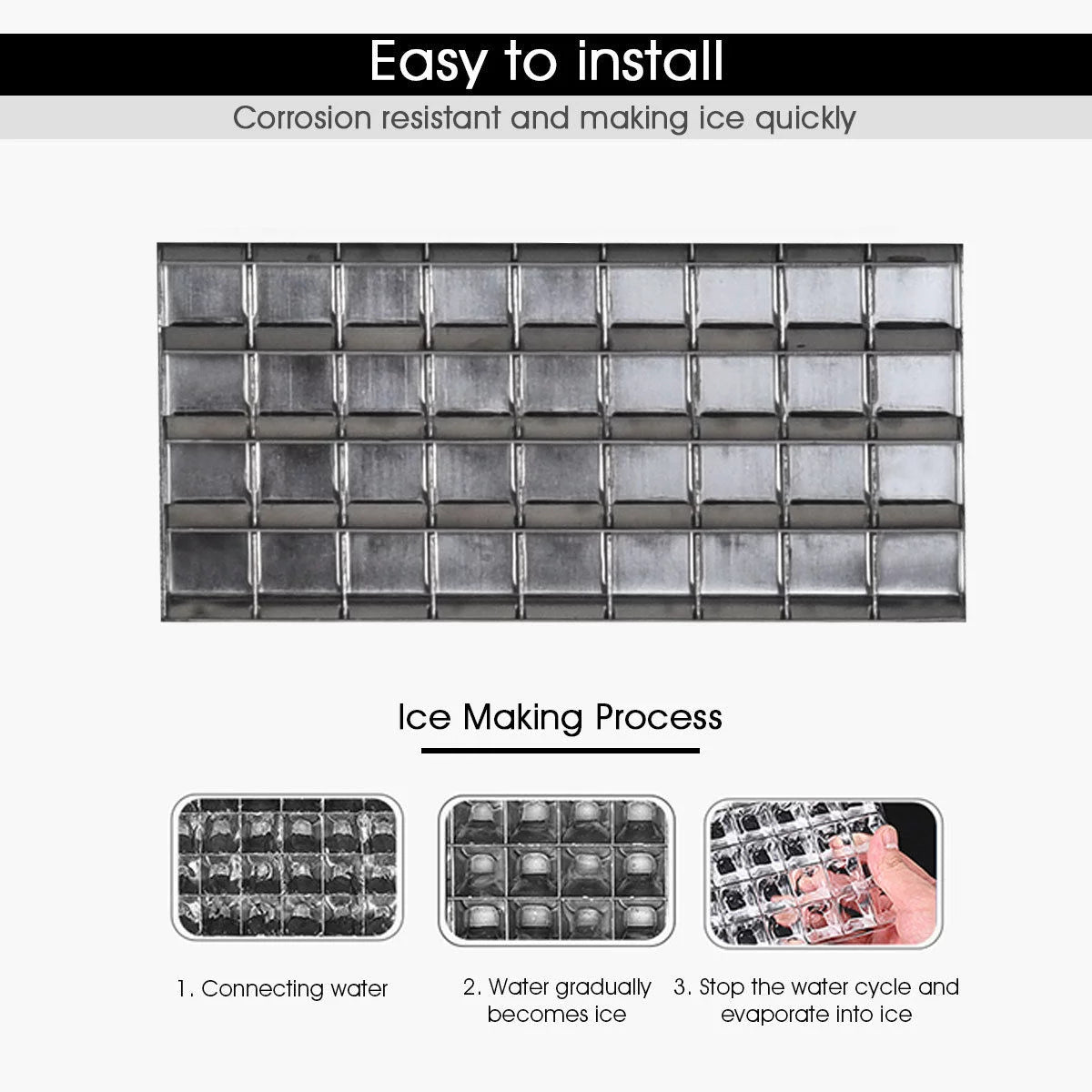Built-In Stainless Steel Ice Maker L920