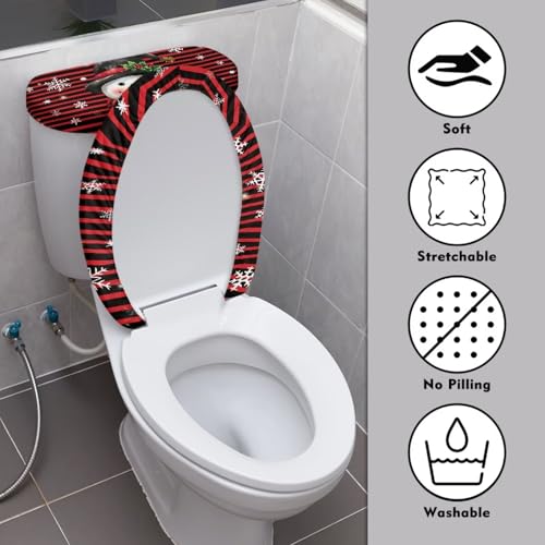 Snowman Toilet Lid Tank Cover Set C5171