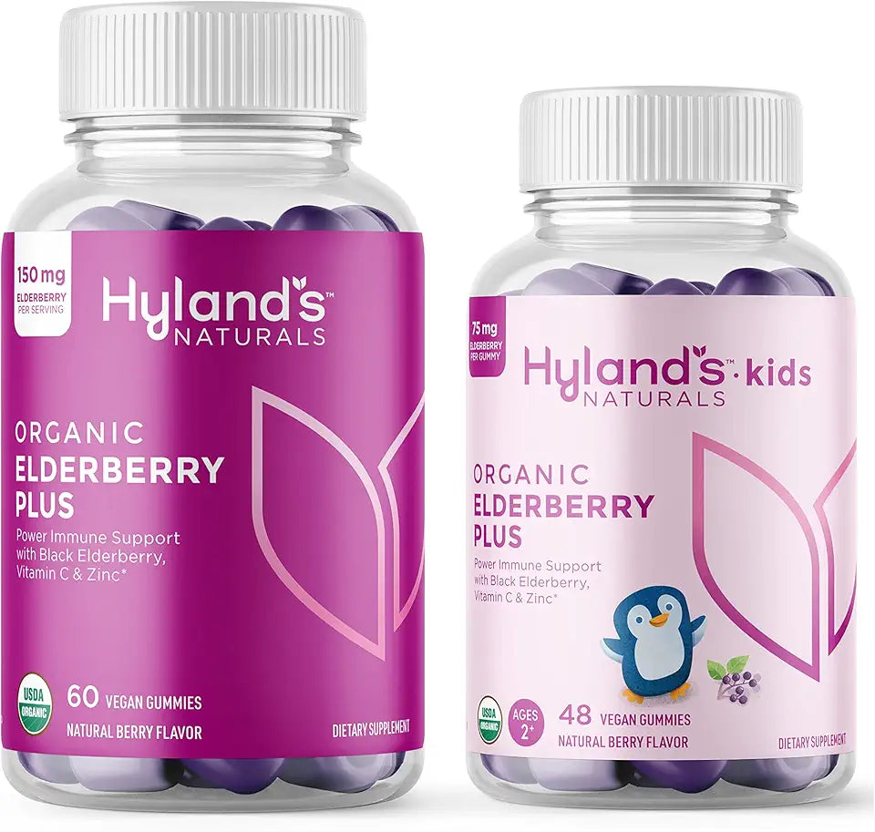 Organic Elderberry Zinc Vitamin C Gummies G330723