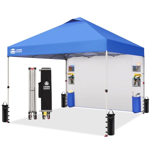 10x10 Pop Up Canopy Tent with Sidewall V32814