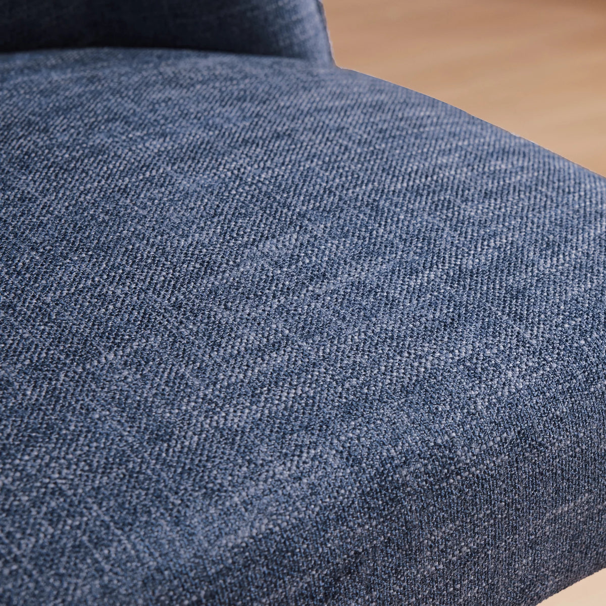 Blue Armless Swivel Fabric Padded Desk Chair J524432