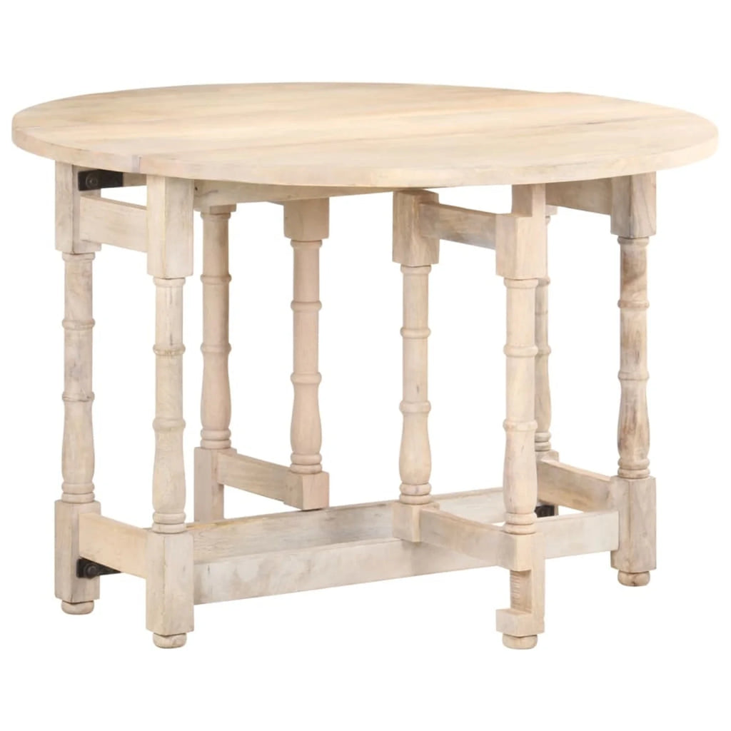 Round Solid Mango Wood Dining Table B88439
