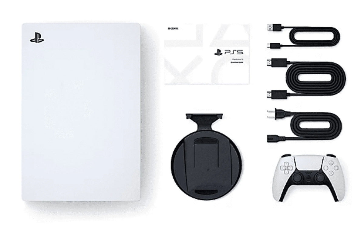 PS5 Disc Console with Wireless Controller and Charging Dock W48056