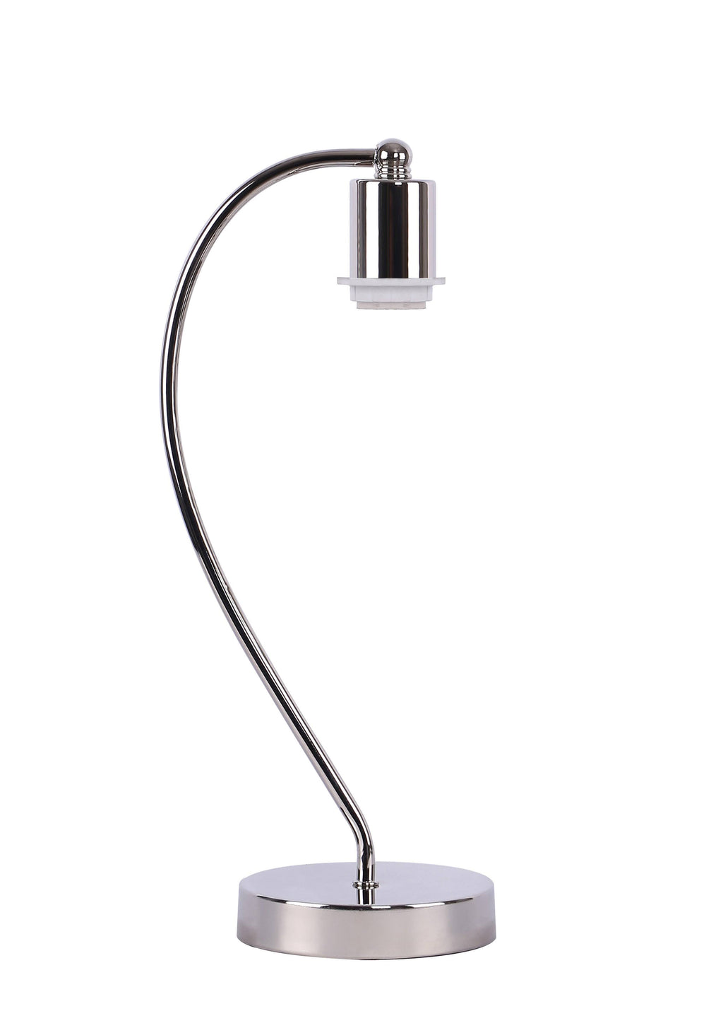 Polished Nickel Task Lamp with Crystalline Metal Shade (2-Pack) B327054