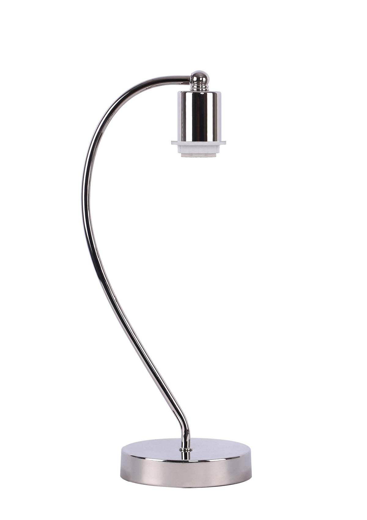 Polished Nickel Task Lamp with Crystalline Metal Shade (2-Pack) B327054