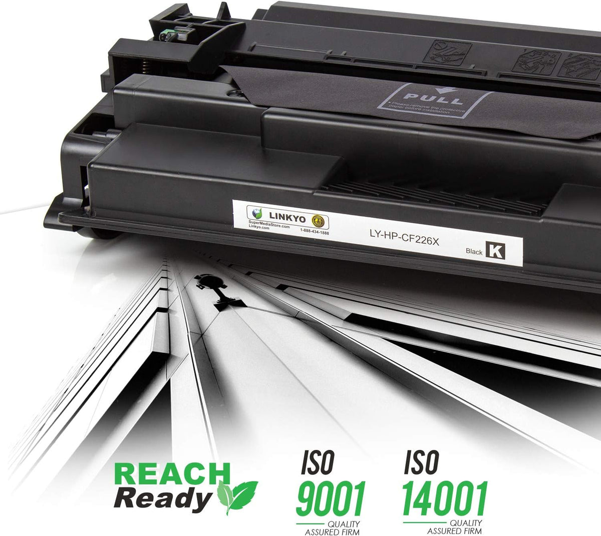 2 Pack Black High Yield Toner Cartridge Q191021