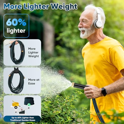 50ft Non-Expanding Flexible Garden Hose J1498