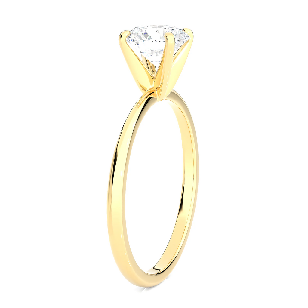 14k Yellow Gold Solitaire Engagement Ring H2087