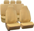 Gray Leather Seat Covers Full Set Pack of 2 D61967