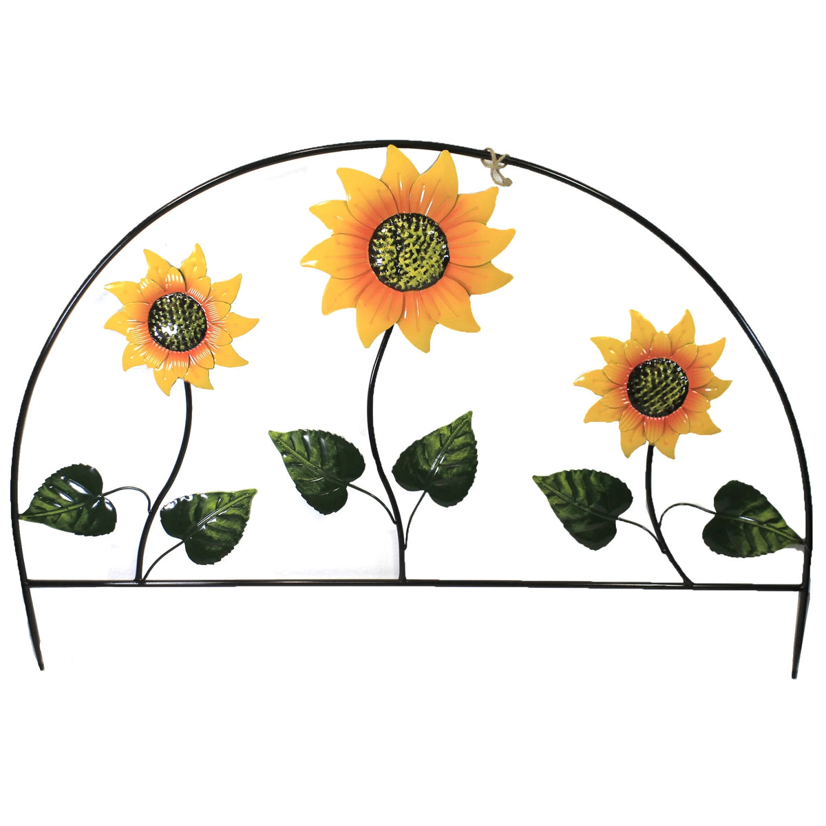 Sunflower Metal Yard Stake G96339
