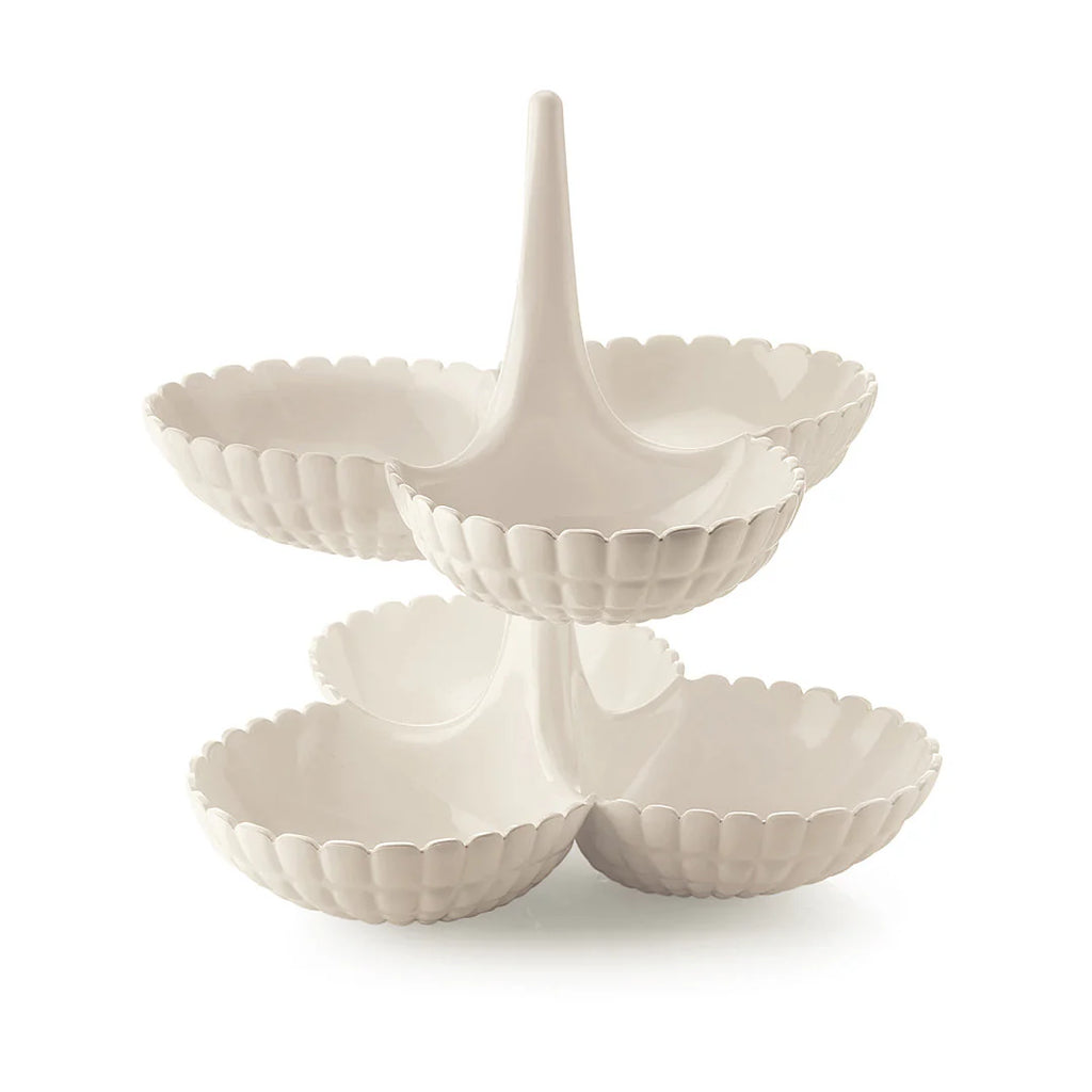 Set of 2 Milk White Dishes G584404