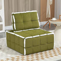 Khaki Teddy Upholstered Barrel Accent Chair with Pillow E24956