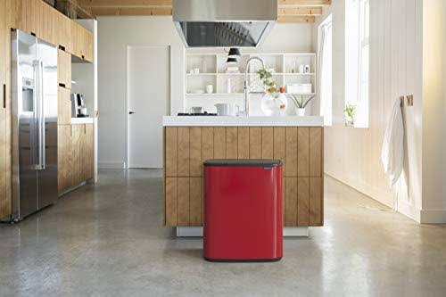 Passion Red Touch Bin 2 x 30 LITER F408515