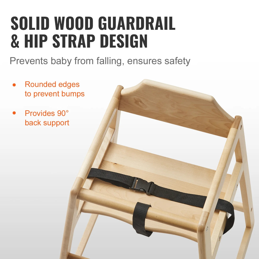 Wooden Portable Baby High Chair O9359