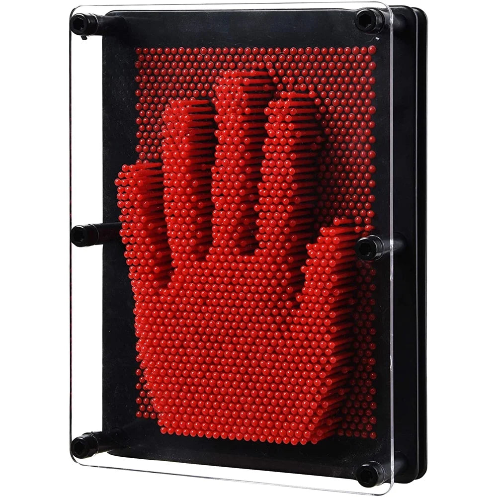 3D Pin Art Toy Board for Kids (Red) I6593