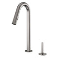 Brushed Nickel Pull Down Kitchen Faucet with Dual Spray O378947
