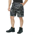 Black Camo BDU Shorts F104