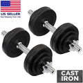 Adjustable Cast Iron Dumbbells Set N158042