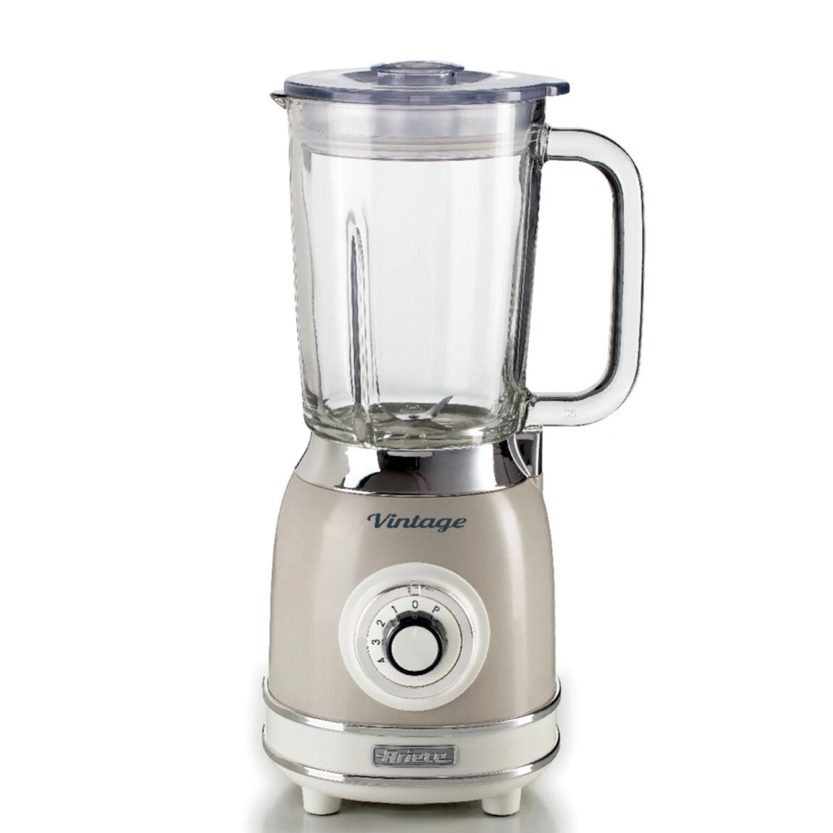 Vintage Blender With Glass Cup Beige 1000W C4343
