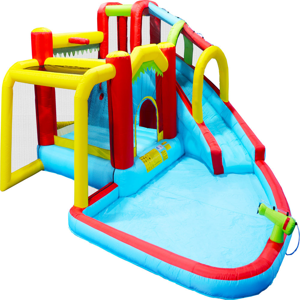 Inflatable Water Slide 7 in 1 Bounce House with Blower V447357