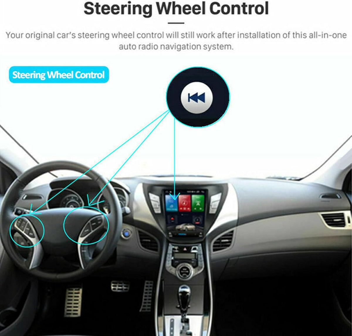 9.7in Car Radio Stereo Bluetooth MP5 Navigation A43121
