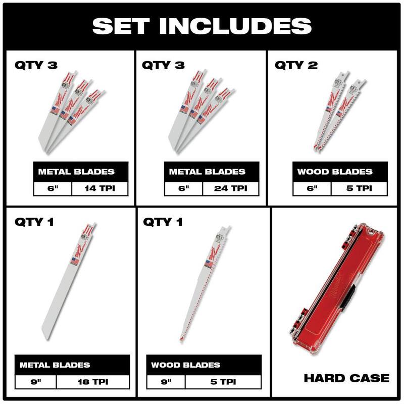 12V Lithium-Ion Brushless Cordless 26-Piece Wood/Metal Cutting Blade Set D94878