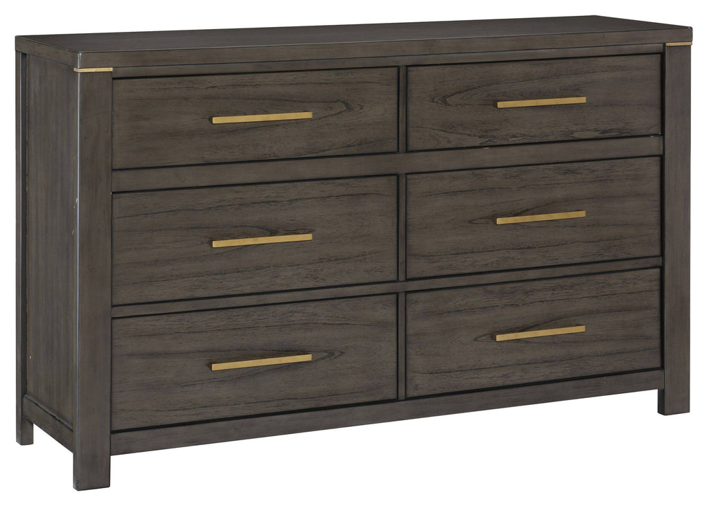 Brown Gray Dresser S609