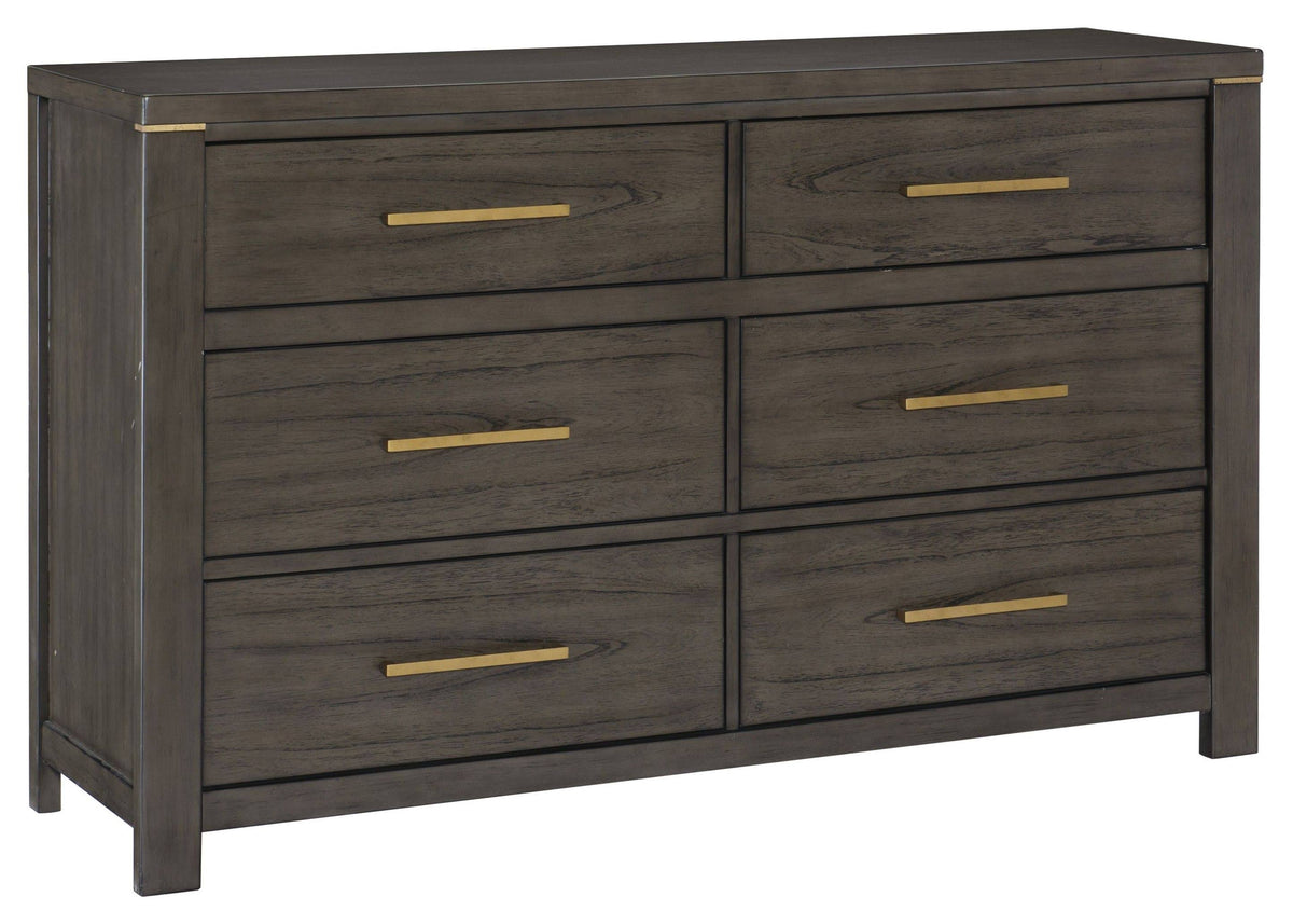 Brown Gray Dresser S609