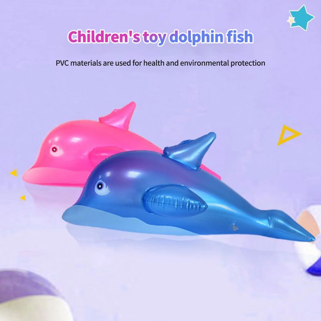 Inflatable Dolphin Fish PVC Toy for Swimming Pool W251