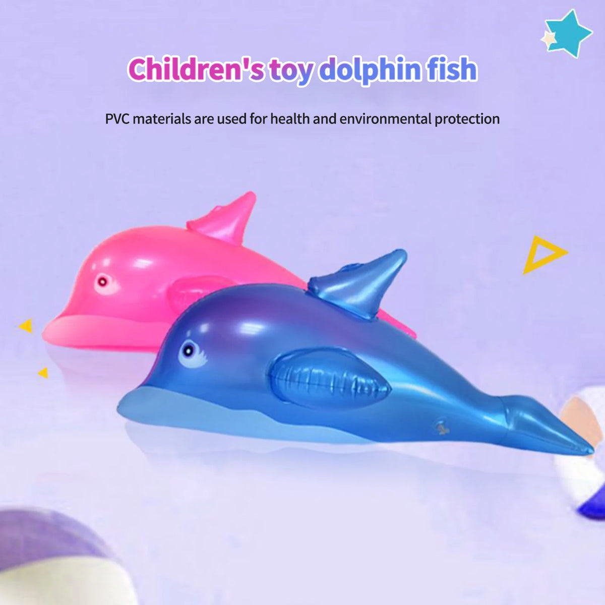 Inflatable Dolphin Fish PVC Toy for Swimming Pool W251