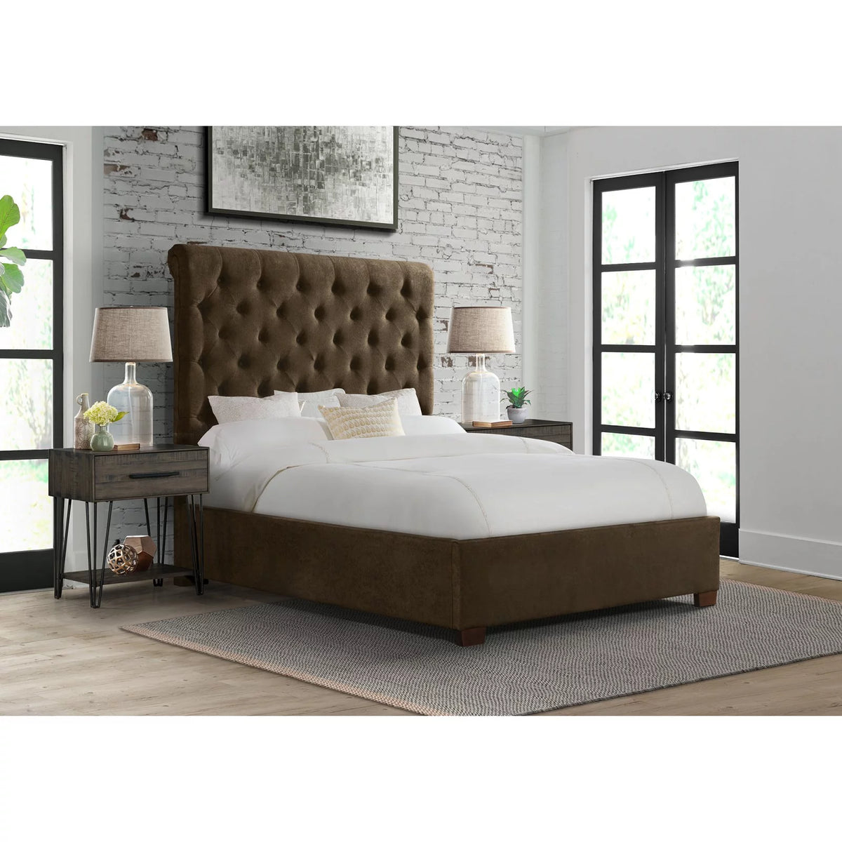 King Upholstered Bed F410