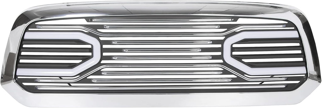 Chrome Front Big Horn Grille Replacement Shell E7983