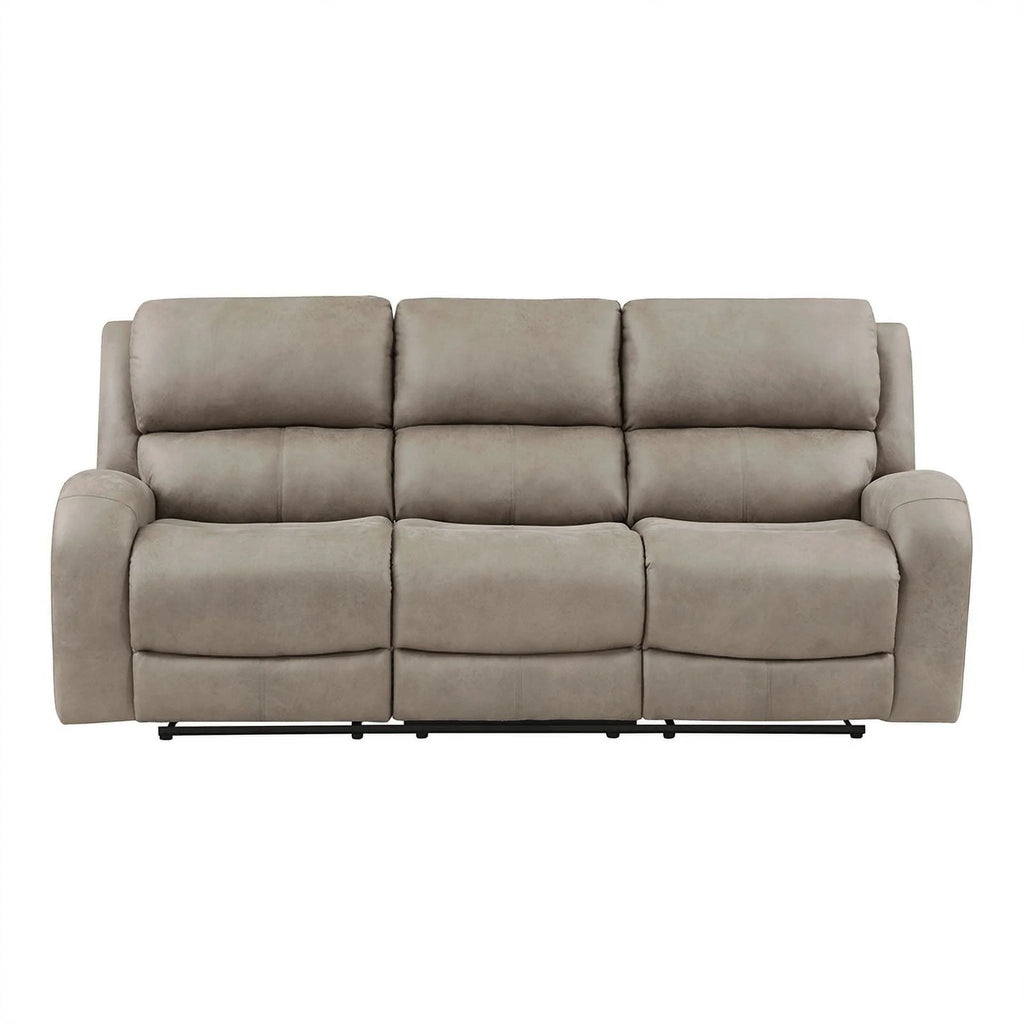 Brown 2-Piece Microfiber Reclining Sofa Set H57686