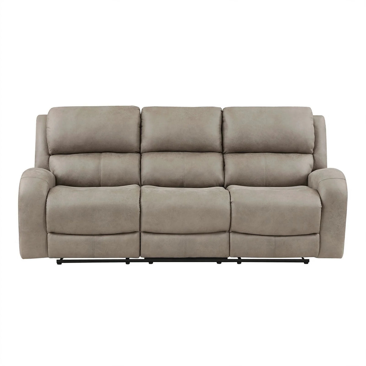 Brown 2-Piece Microfiber Reclining Sofa Set H57686