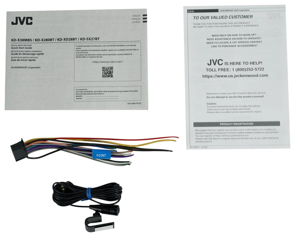 Single-DIN Digital Media Receiver with Bluetooth U4643