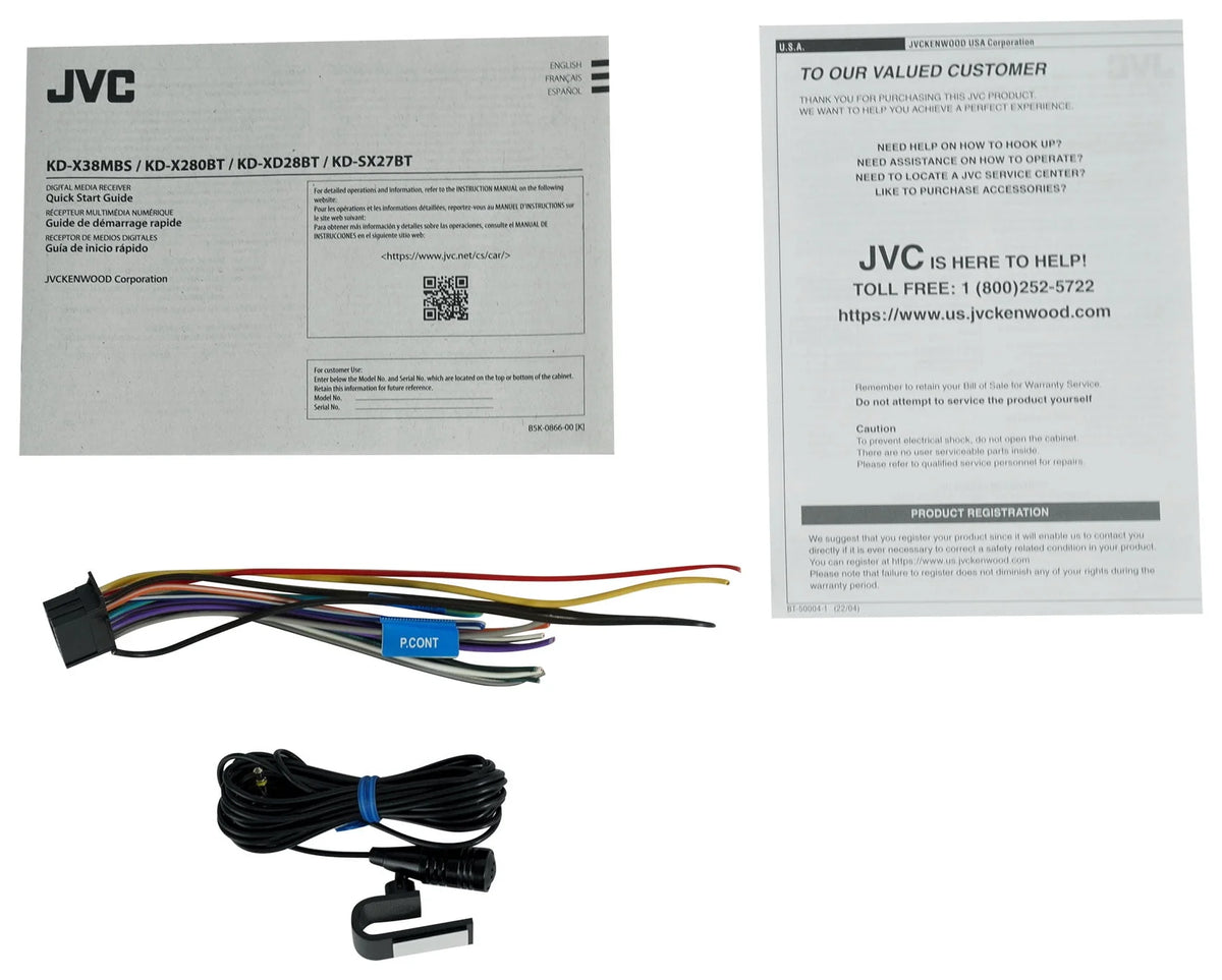 Single-DIN Digital Media Receiver with Bluetooth U4643