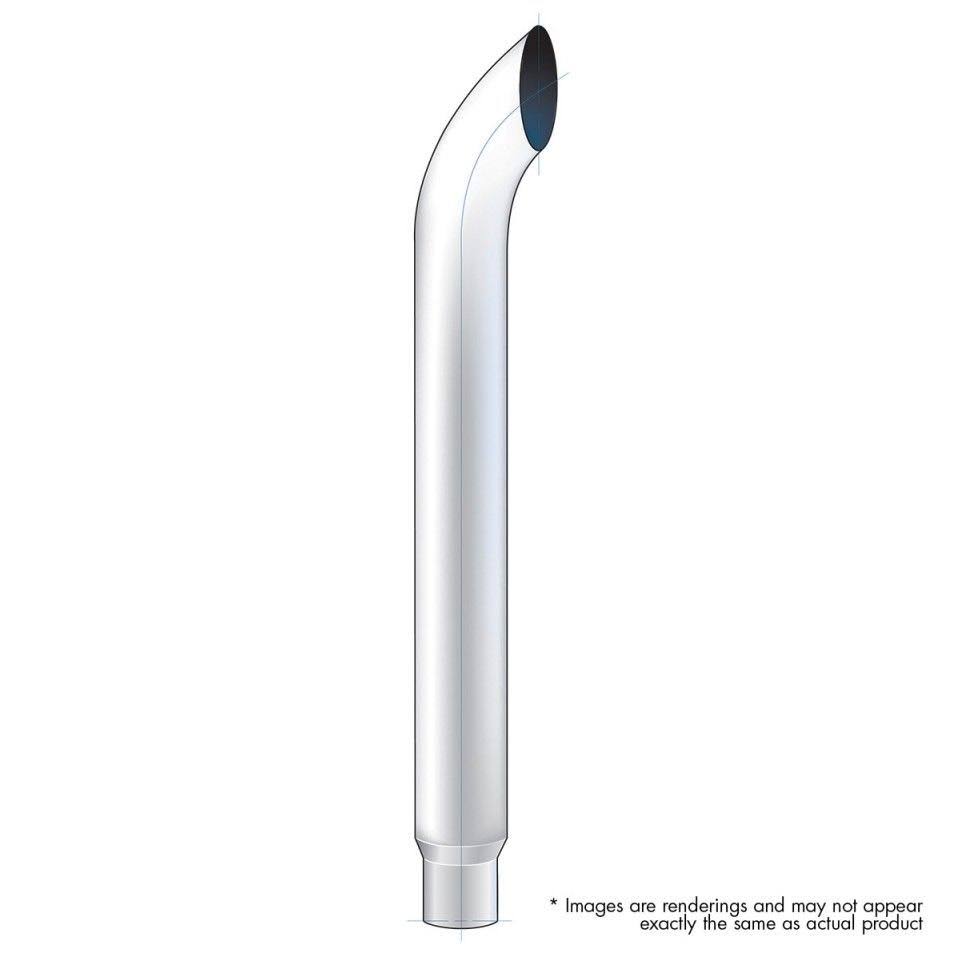 6x22 Curved to 5x22 O.D. Bottom Exhaust Z513